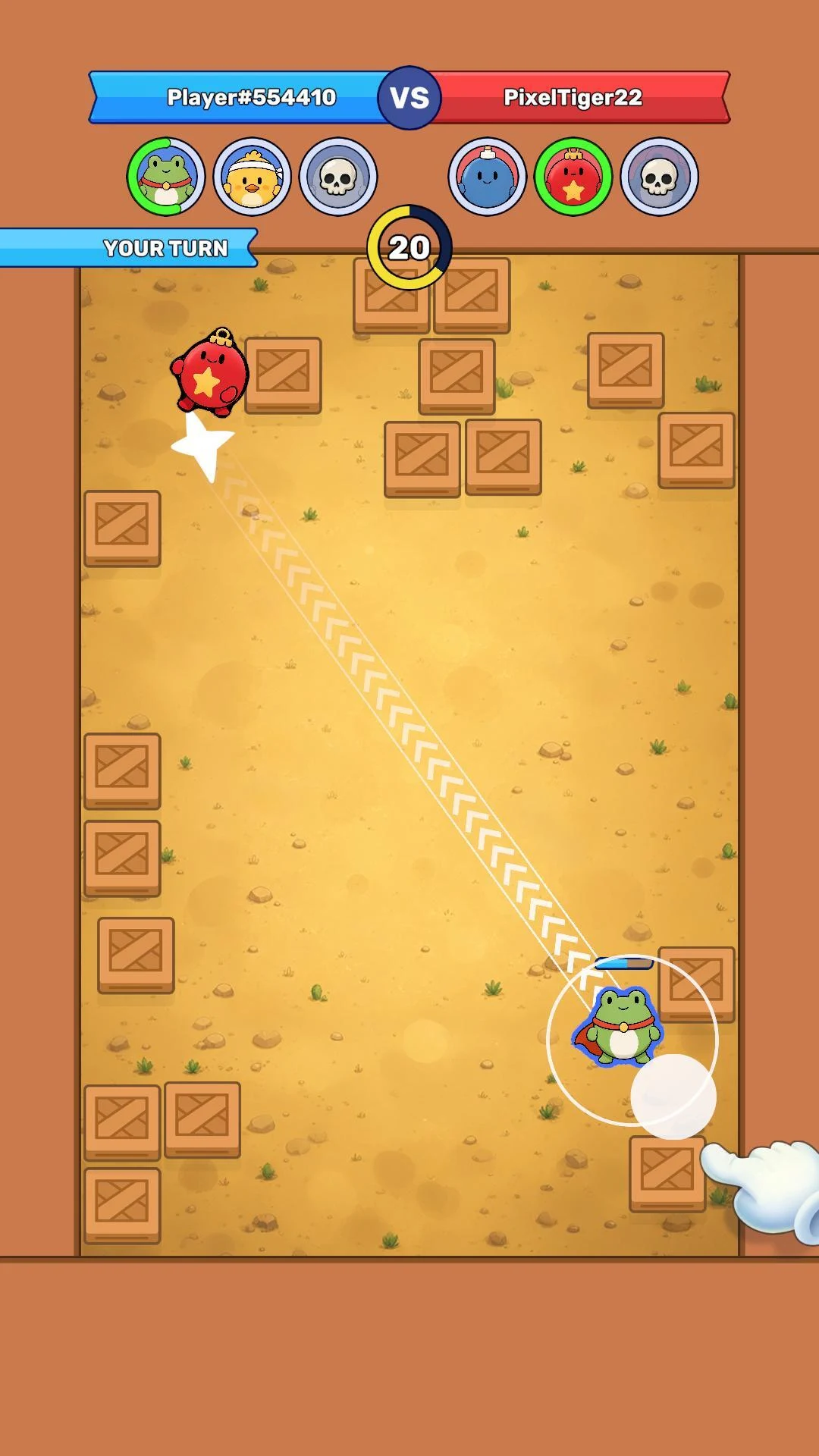 Ricochet Heroes PvP screenshot